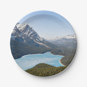 Peyto Lake - Banff National Park, Alberta, Canada Paper Plate