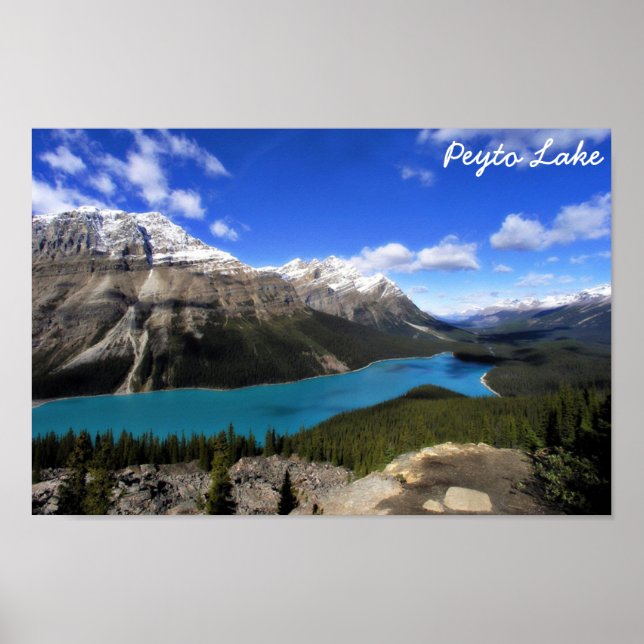 Peyto Lake, Banff National Park, Canadian Rockies Poster (Front)