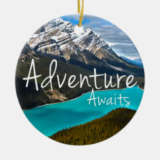 Peyto Lake, Banff National Park Ceramic Ornament