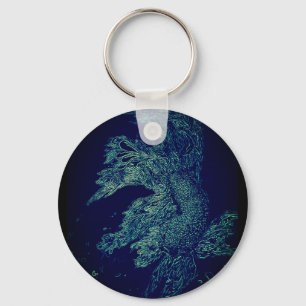 pez betta de estanque key ring