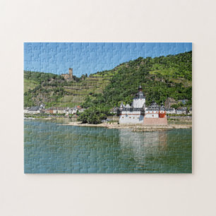 Pfalzgrafenstein Castle at Kaub Jigsaw Puzzle