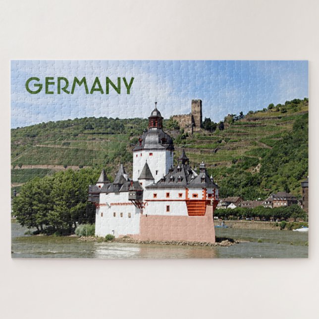 Pfalzgrafenstein Castle, Rhine River, Germany 3 Jigsaw Puzzle (Horizontal)