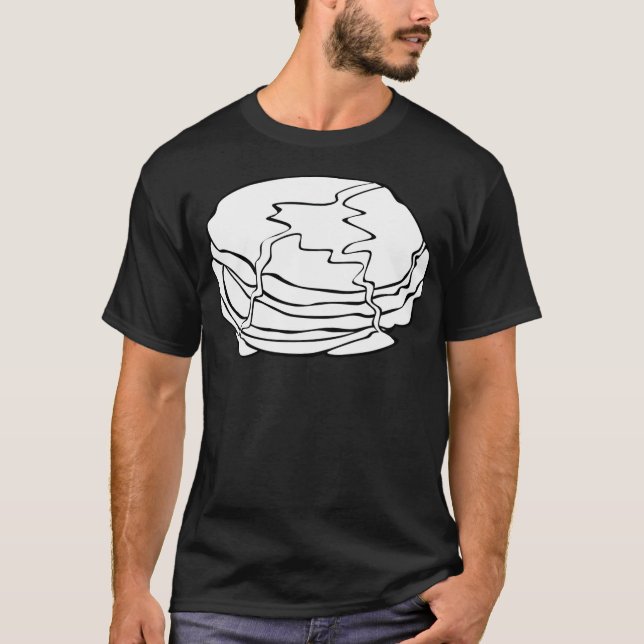 pfannkuch pancakes crepes breakfast donuts funny  T-Shirt (Front)