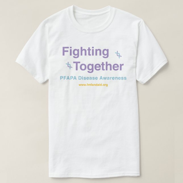 PFAPA Fighting Together T-Shirt (Design Front)