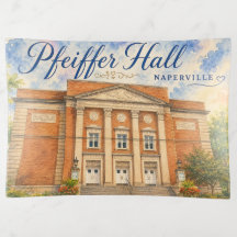 Pfeiffer Hall Theatre Naperville Illinois souvenir