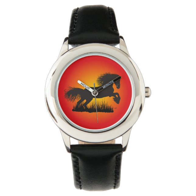 Pferd - Mustang Uhr Watch (Front)