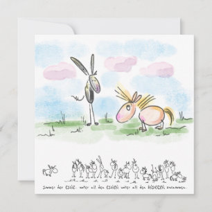 Pferdekarte – Grusskarte für Pferdeliebhaber Holiday Card