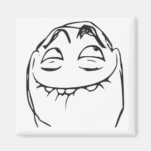 PFFTCH Laughing Rage Face Comic Meme Magnet