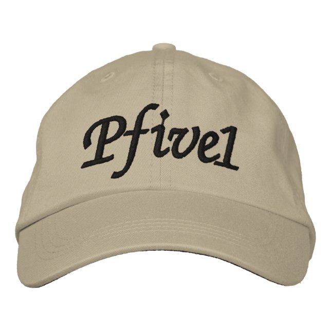 Pfive1 Embroidered Hat (Front)