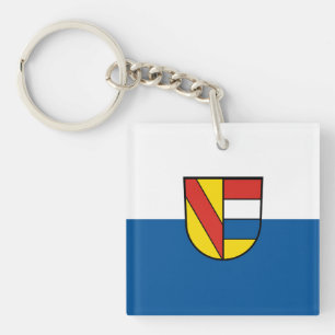 Pforzheim flag city germany symbol emblem lion key ring