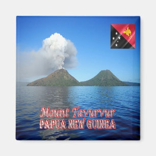 PG - Papua New Guinea - Mount Tavurvur Magnet