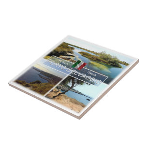 PGL001 PORTO SELVAGGIO, Apulia, Italy Ceramic Tile