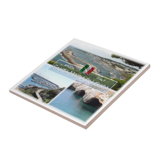 PGL004 SANTA MARIA DI LEUCA, Apulia, Ceramic Tile (Side)