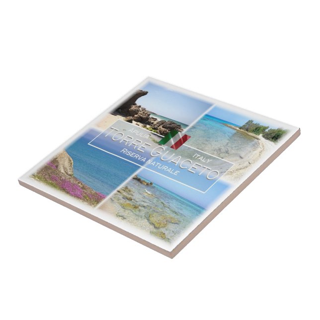 PGL010 TORRE GUACETO, Apulia, Italy, Ceramic Tile (Side)