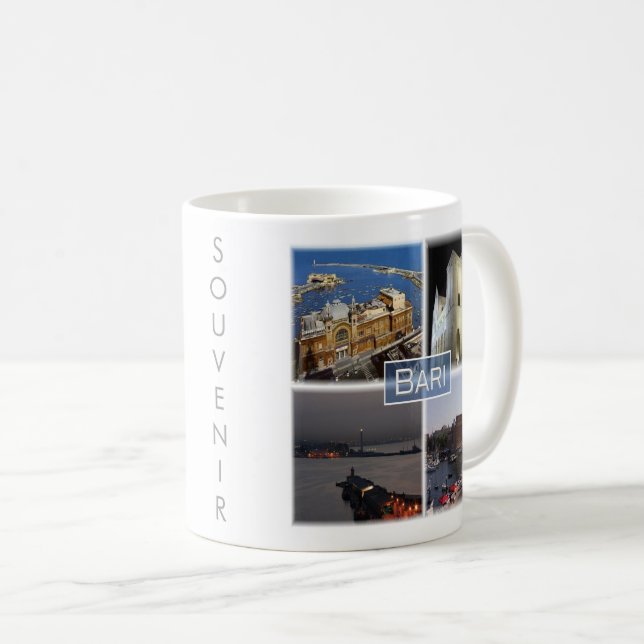 PGL023 BARI, Apulia, Italy, Europe, Coffee Mug (Front Right)