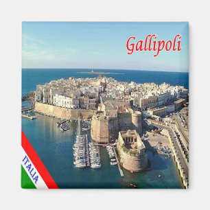 PGL032 GALLIPOLI, SALENTO, Old Town, Fridge Magnet