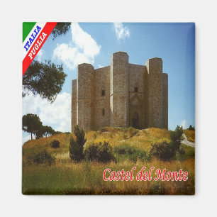 PGL036 CASTEL DEL MONTE, Apulia, Italy, Fridge Magnet