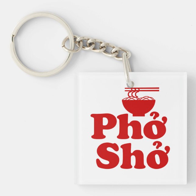 Phở Shở Key Ring (Front)