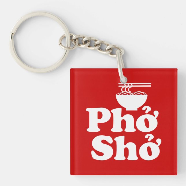Phở Shở Key Ring (Front)