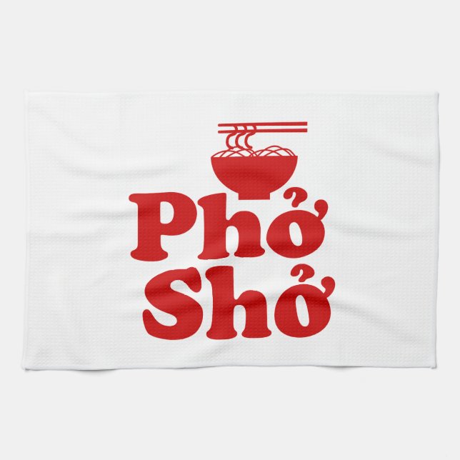 Phở Shở Tea Towel (Horizontal)