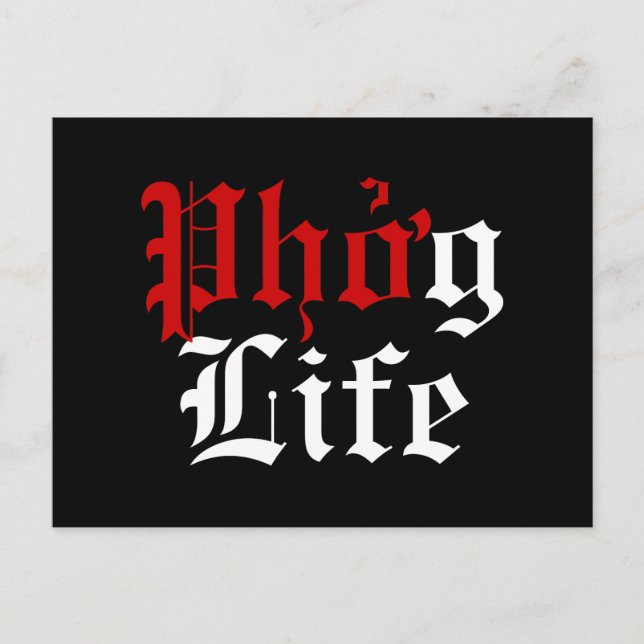 Phởg Life Postcard (Front)