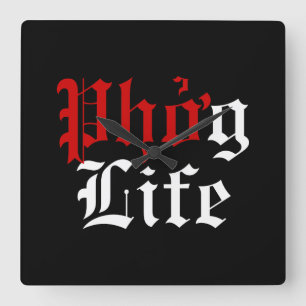 Phởg Life Square Wall Clock