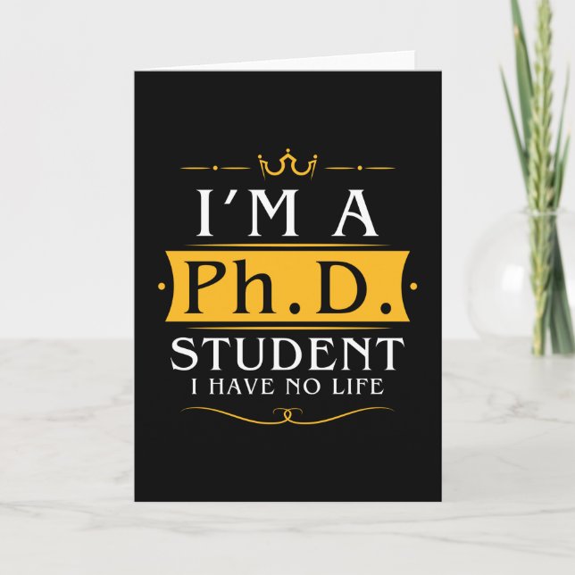 Ph. D. College Student Card (Front)