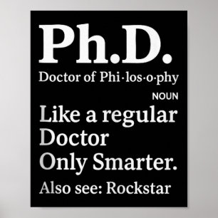 Ph.d. - Doctoral Program Student Tank Top Poster