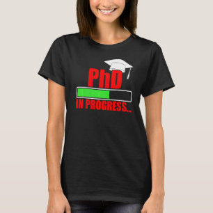 Ph D Student Dissertation Us Flag Doctorate Gradua T-Shirt