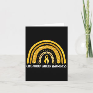 Ph Rainbow Ribbon Childhood Cancer Awareness Costu Card
