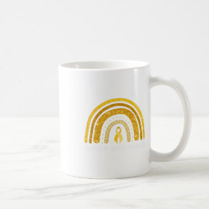 Ph Rainbow Ribbon Childhood Cancer Awareness Costu Coffee Mug