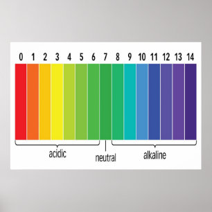pH Scale Poster