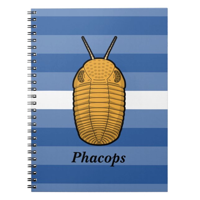 Phacops Trilobite- Prehistoric Animal Notebook (Front)