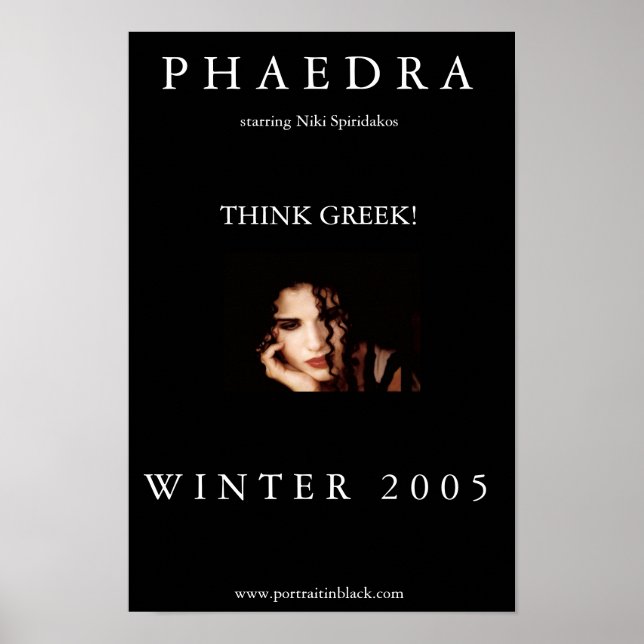 Phaedra Film Poster (Front)