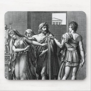 Phaedra, Theseus and Hippolytus Mouse Pad