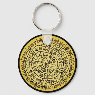 Phaistos Disc from Minoan Crete Key Ring