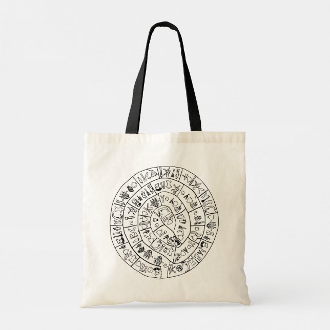 Phaistos Disc from Minoan Crete Tote Bag (Back)