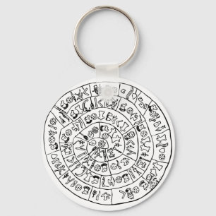 Phaistos disc key ring