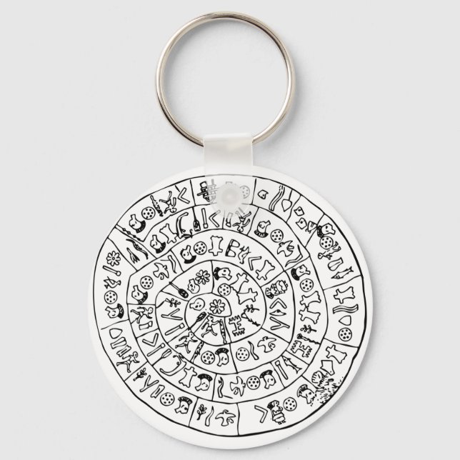 Phaistos disc key ring (Front)