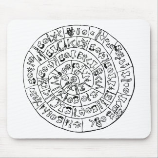 Phaistos disc mouse pad
