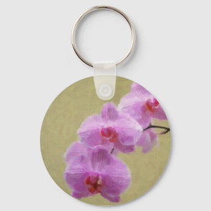 Phalaenopsis Orchid Key Ring
