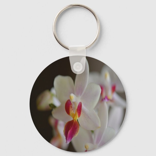 Phalaenopsis Orchid Key Ring (Front)