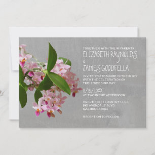 Phalaenopsis Orchid Wedding Invitations
