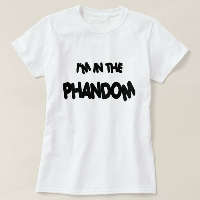 Phandom- Dan and Phil T-Shirt (Design Front)