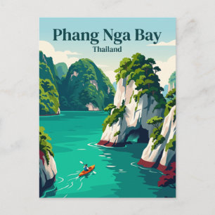 Phang Nga Bay Thailand Postcard