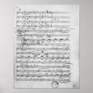 Phantasiestucke, Opus, for piano Poster