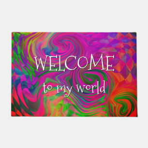 [Phantasmagoria] Warped Swirling Colours Welcome Doormat