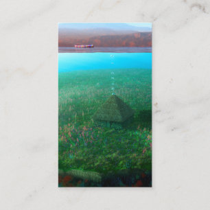 Phantastes: The Island Cottage Bookmarks Business Card