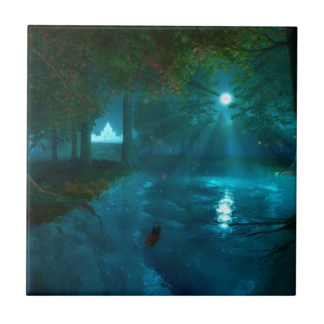 Phantastes: To the Fairy Palace Tile / Trivet (Front)