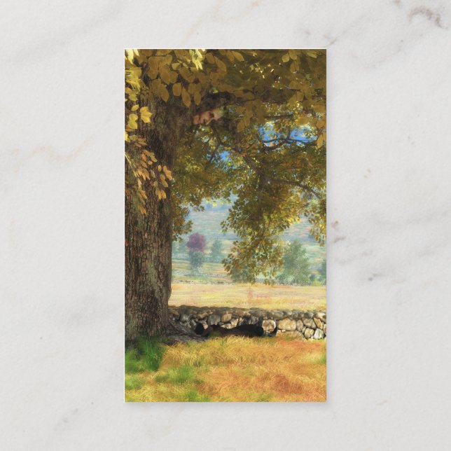 Phantastes: Under the Beech Tree Bookmarks Business Card (Back)